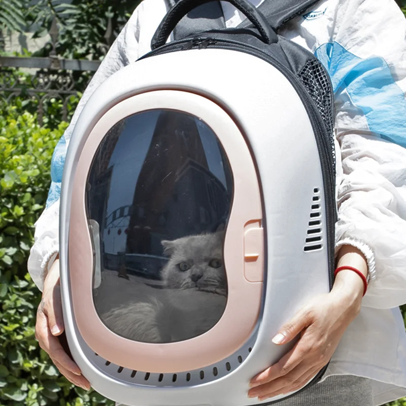 Large Capacity Breathable Cat Bag Travel Portable Cat Supplies Space Capsule Shading Shoulder Pet Backpack Suitable for Cats