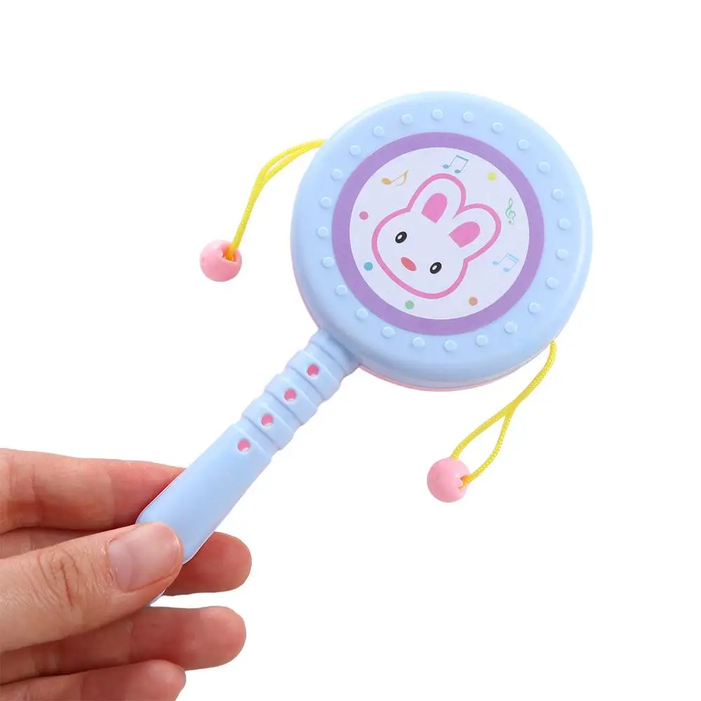 Children' Day Gift Parent-Child Toys Musical Instruments Toys Cartoon Rattle Kid Rattle Drum Musical Rattle Music Toys