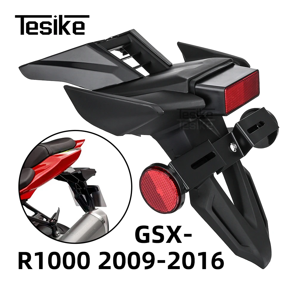 

Motorcycle Rear Fender Replacement for Suzuki GSX R1000 2009-2016 Fender with Reflector License plate holder