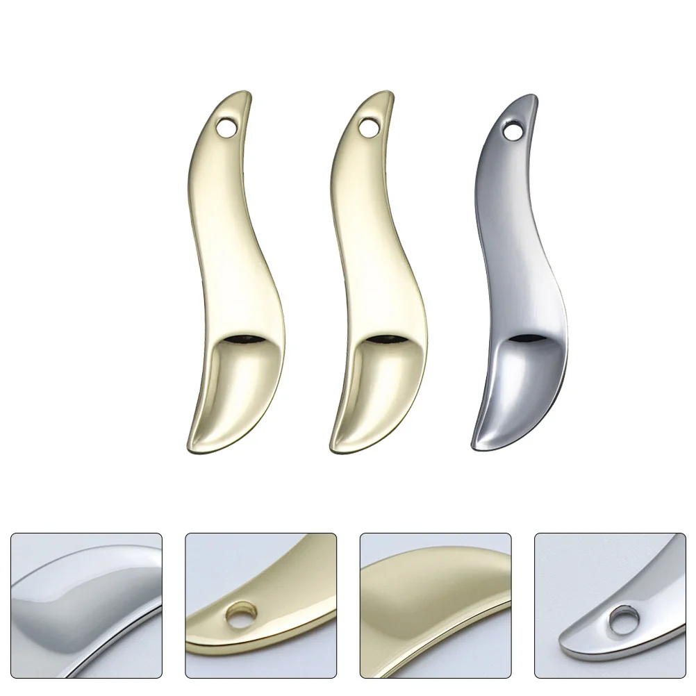 3Pcs Compact Makeup Dig Spoon Zinc Alloy Pick Stick for Face Cream Eye Cream Mask Application Practical Tool