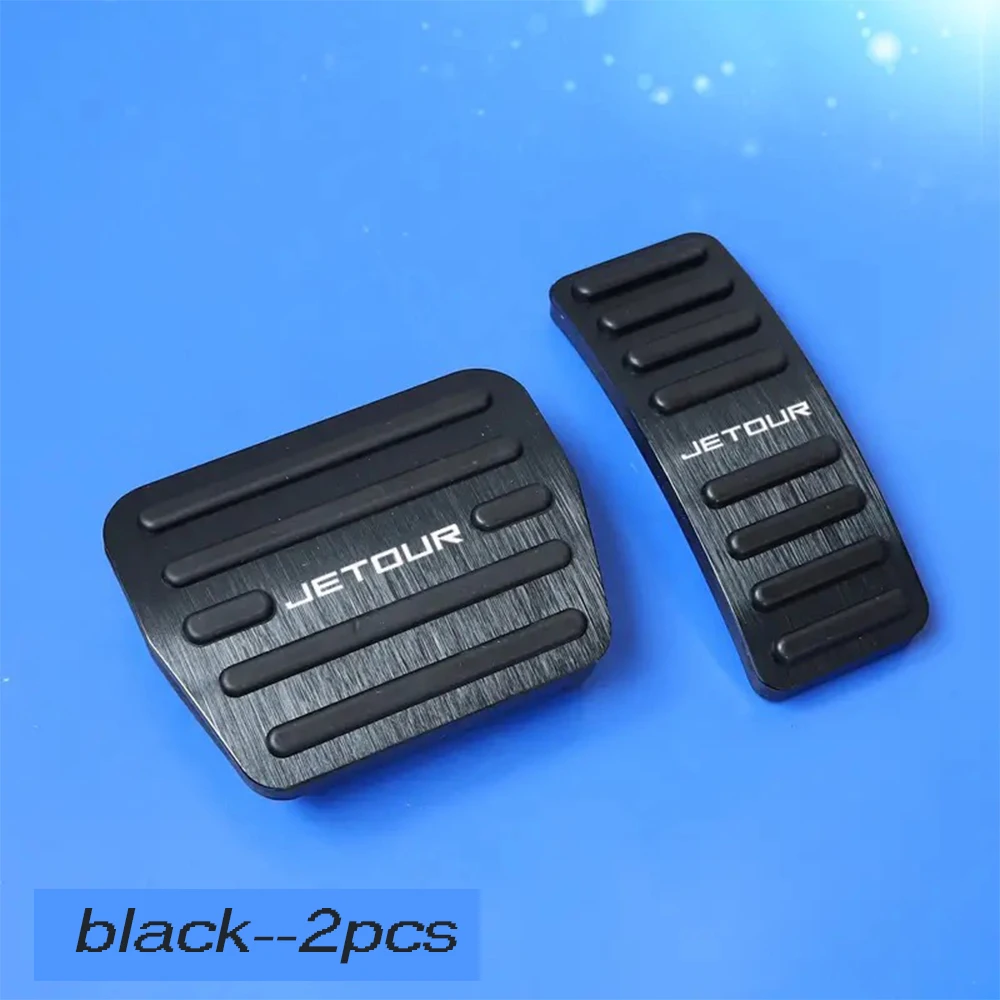 

For Chery Jetour Traveller T2 Aluminum alloy car parts brake accelerator pedal anti-skid pedal cover interior modification