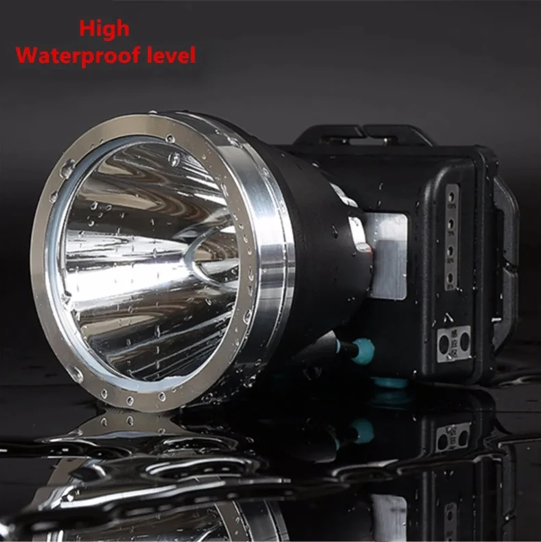 LED Rechargeable Headlamp, 90000 High Lumen Super Bright Headlamp Flashlight, 3 Mode, Waterproof, 90Angle Adjustable Headlamp Ba