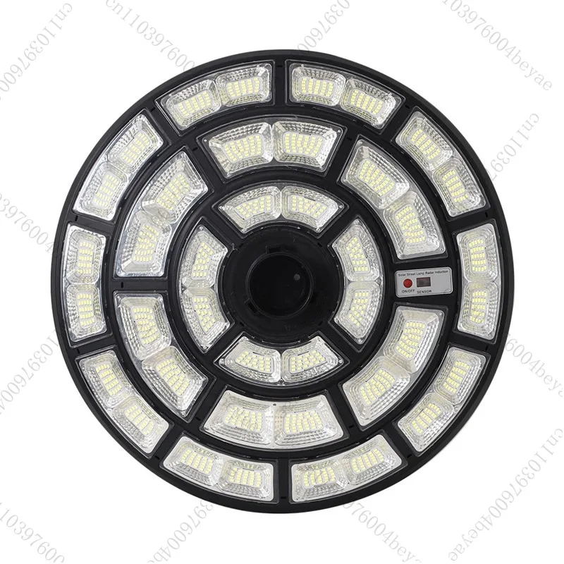 

Датчик движения Солнечный садовый светильник 500 Вт Пульт дистанционного управления Круглое универсальное солнечное освещение