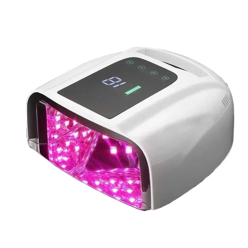 Wiederaufladbare kabellose UV-LED-Nagellampe, kabelloser Gel-Nagellacktrockner mit automatischem Sensor-Timer, Maniküre-Licht für Zuhause und Salon