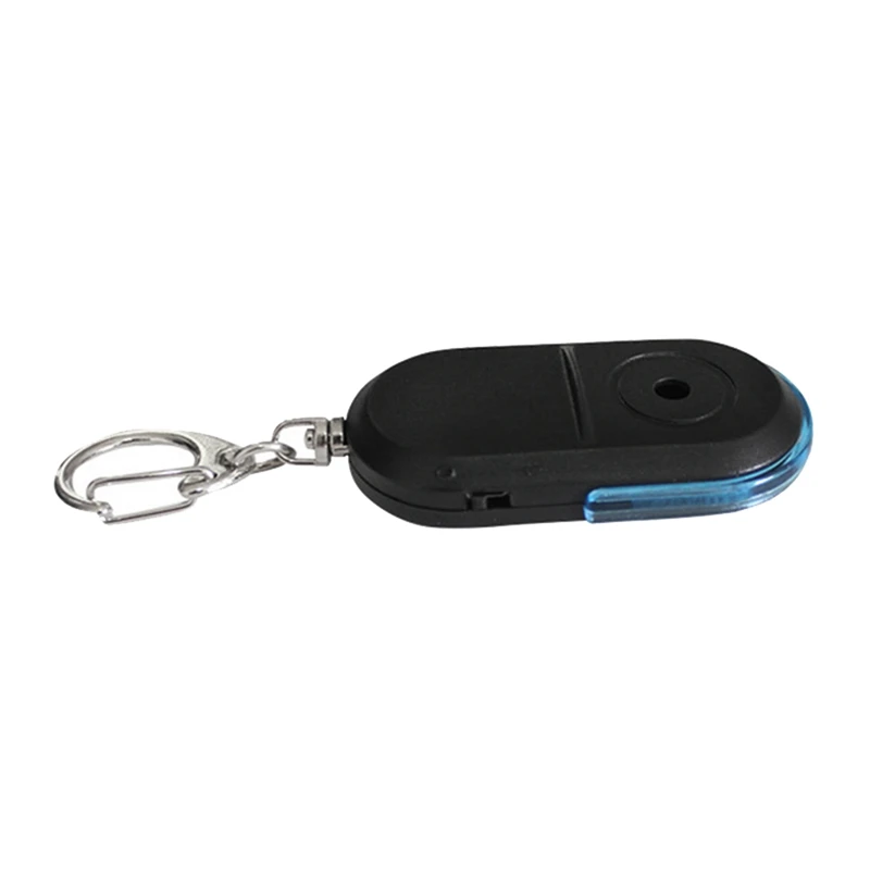 2X Anti-Lost Whistle Key Finder ไร้สายสมาร์ทแท็ก Key Locator พวงกุญแจ Tracker เสียงนกหวีด LED Light Tracker