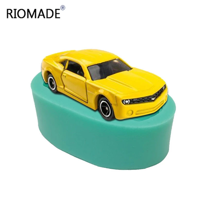 Car Shape Silicone Mold Cake Decorating Tools Sports Racing Car Chocolate Cupcake Fondant Molds Polymer Clay Baking Mould