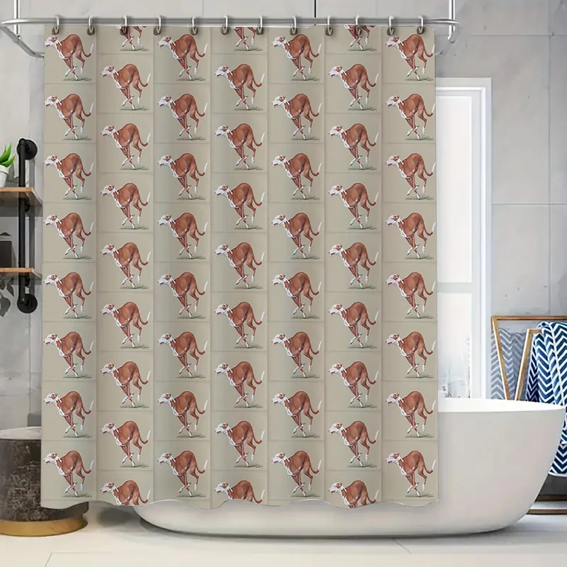 

Farmhouse Shower Curtain Rustic Cow Print Bathroom Decor Country Chic Farm Animal Shower Curtain Set Waterproof Home Decor