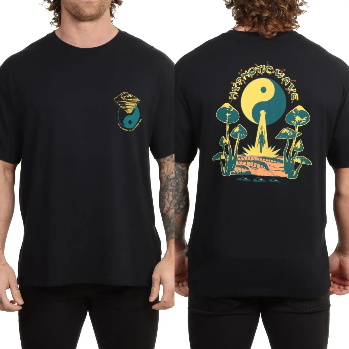 Sommer Neuheit: Quik Surfing Silber-Grafik Baumwoll-T-Shirt, Unisex Kurzarm-Mode-Marken-Shirt, Luxuriöses Casual Vintage T-Shirt – Detail 7