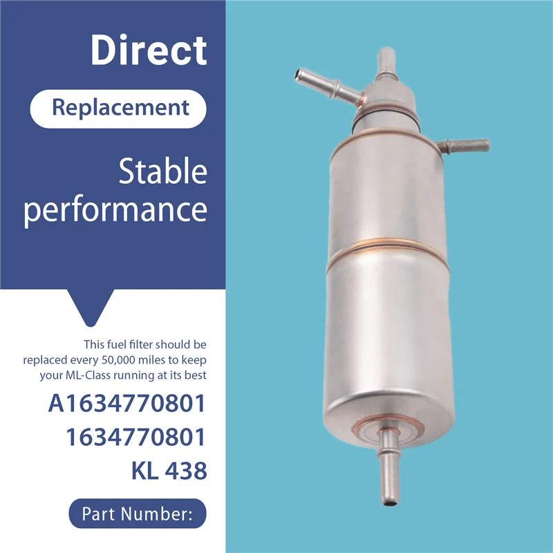 

A22F-Топливный фильтр для Mercedes Benz M-Klasse W163 ML320 ML350 ML500 ML430 ML55 1998-2005 1634770801