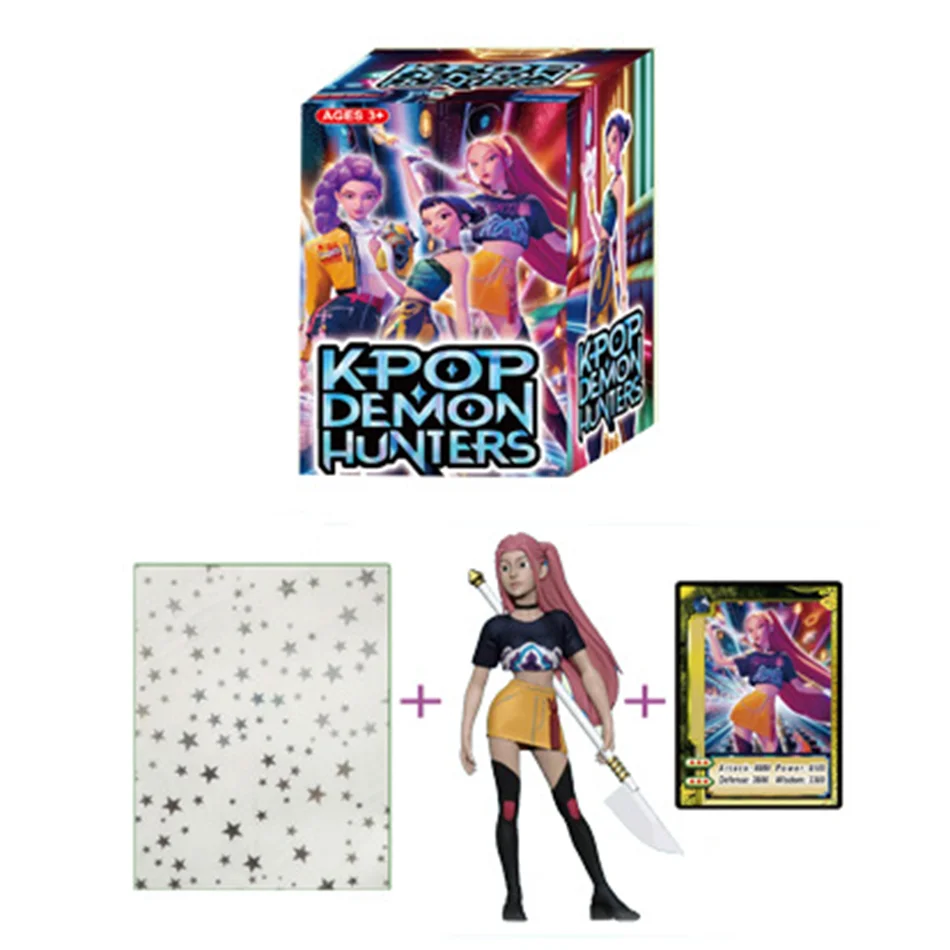 Kpop شيطان الصيادين الشكل صندوق أعمى لعبة مجسمة بولي كلوريد الفينيل لعبة الكرتون الأجهزة الطرفية مكتب الديكور جمع نموذج لجسم لعبة طفل هدية #3