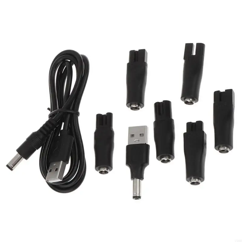 USB Adapter for Hair Clippers Shavers Desk Lamps Beard Trimmers Power Cord