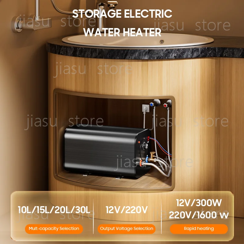 New Arrival 10L 15L 20L 30L DC12V 220V Water Boiler Hot Tank Storage Electric Water Heaters for RV Caravan Boat
