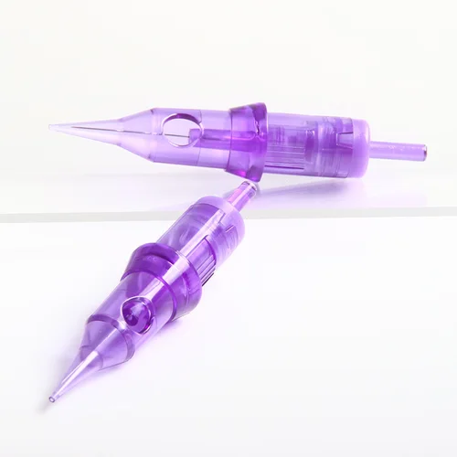 Imagen 2 del producto Aguja de cartucho de tatuaje de seguridad esterilizada, membrana desechable 3RL, maquillaje permanente para pistola de tatuaje, 100 piezas