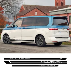 Car Stickers For Volkswagen VW Transporter Multivan T5 T6 California Camper Van Side Rear Door Decoration Decal Auto Accessories