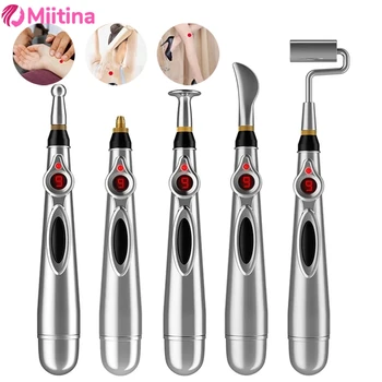 ปากกาฝังเข็มอิเล็กทรอนิกส์การฝังเข็มจุดปากกาบําบัดอิเล็กทรอนิกส์ปากกาบรรเทาอาการปวดเลเซอร์หัวกลับคอขานวด