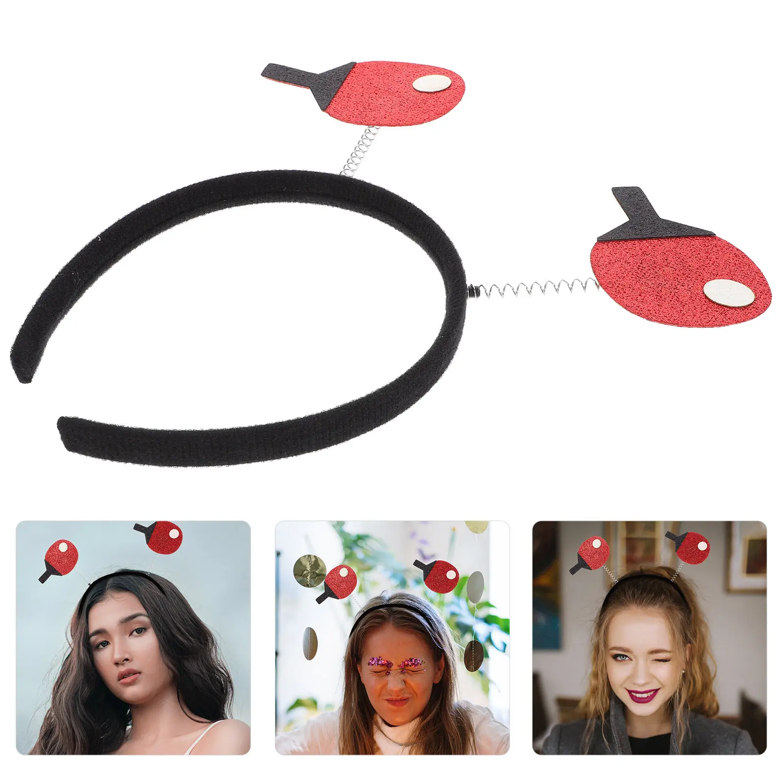 Cute Sports Party Headband Spring Ball Design Hair Clasp for Women Festival Wedding Theme Party Event Hair Accessories