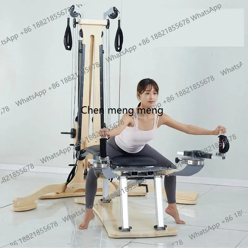 A49 Pilates reformer machine Pilates bed fitness equipment Yoga Studio Pilates Zen Soft shaping physical exercise Gym Home train