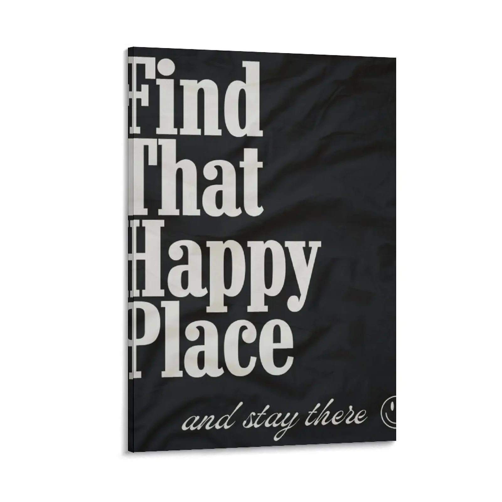 

H A P P Y P L A C E Canvas Painting aesthetic room decoration Decoration room decoration accessories Wall posters