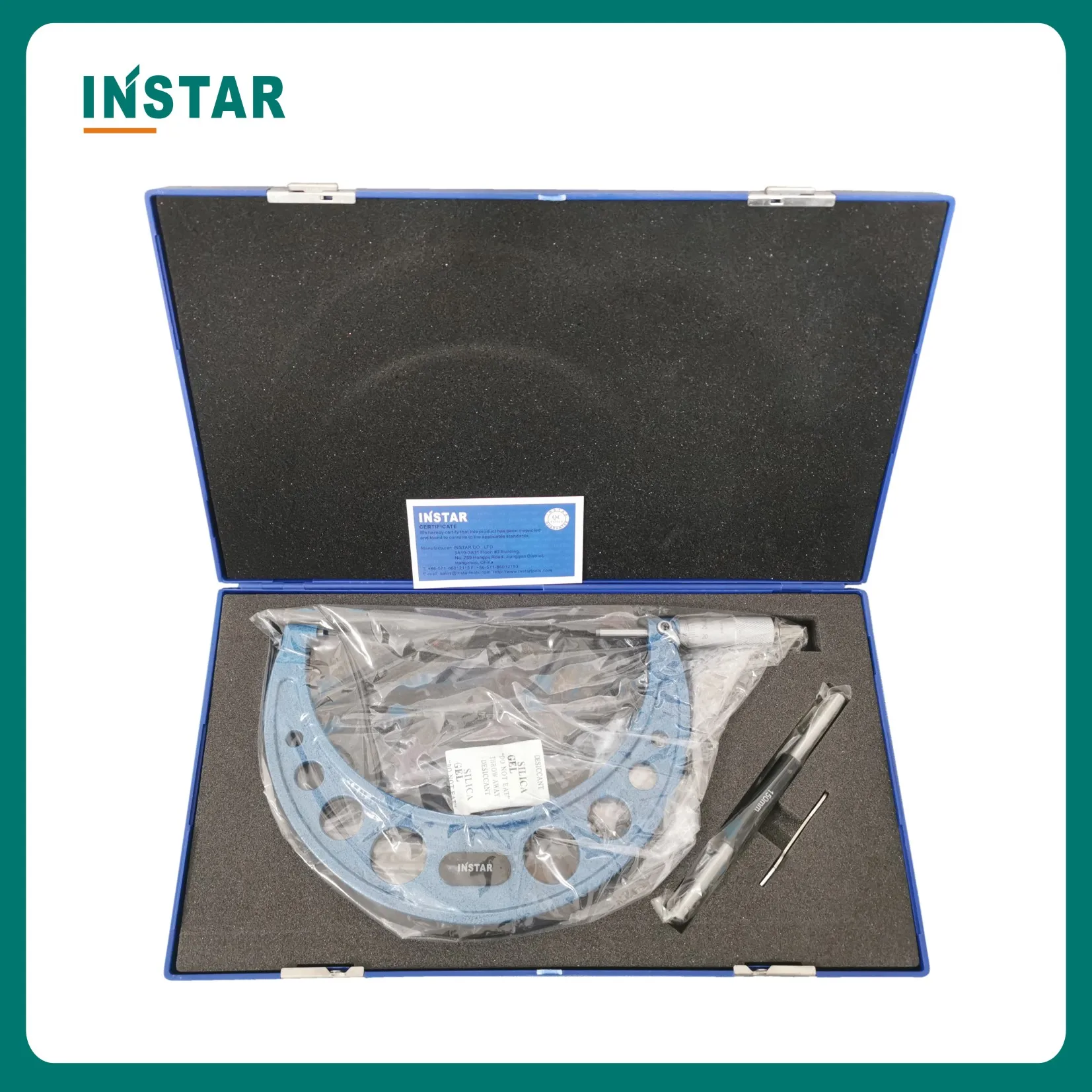 INSTAR Outside Micrometer 150-175mm x 0.01mm Industrial Quality DIN Grade Spherometer