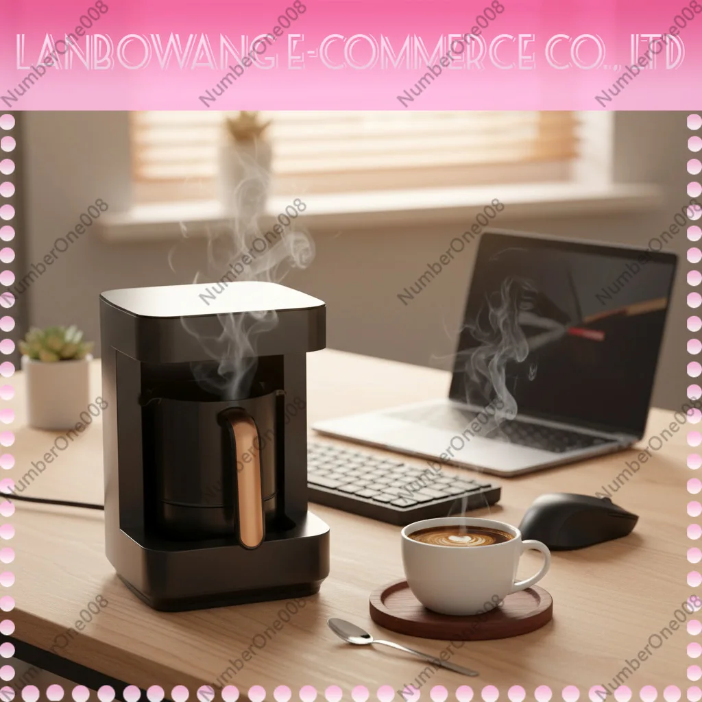 EU Plug Digital Electric Coffee Maker with Stirrer for Tea Milk 1.5L Hot Water Kettle