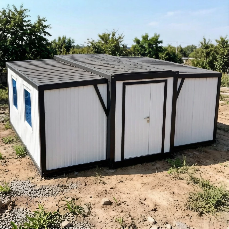 Expandable Container House Prefabricated Mobile Tiny Home 2 3 Bedroom Bathroom Kitchen Folding Room Container Prefab House