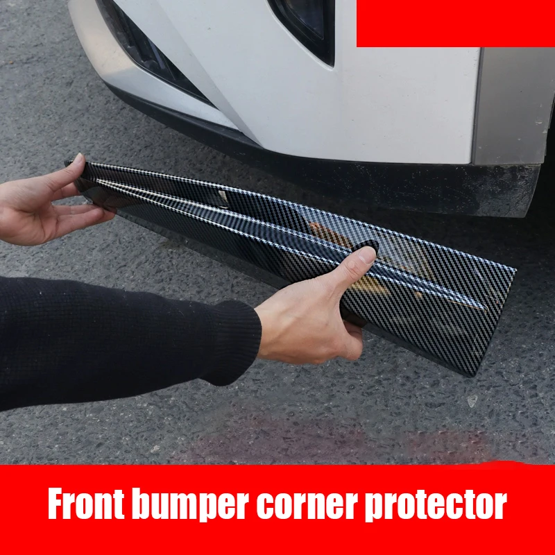 For GAC AION Y PLUS 2023 2024 2025 Bright black front bumper protection angle ABS material exterior modification part