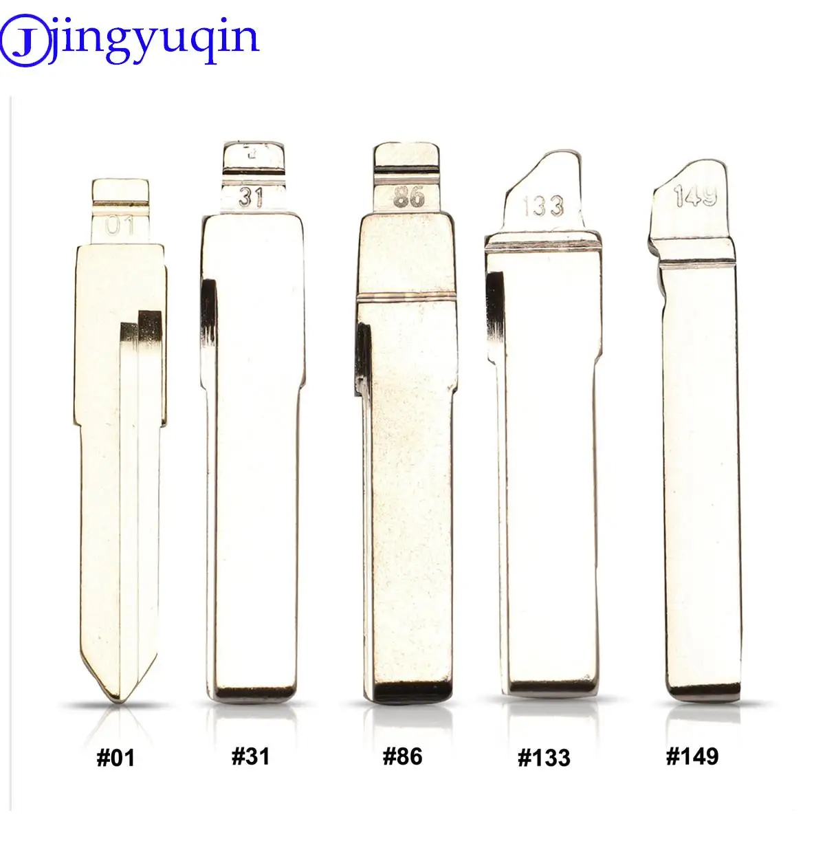 

jingyuqin #01 #31 #86 #133 #149 Car key Blade for Audi VW Polo Passat B5 Tiguan Golf Santana Bora Seat Skoda HU66 Auto Key Blank