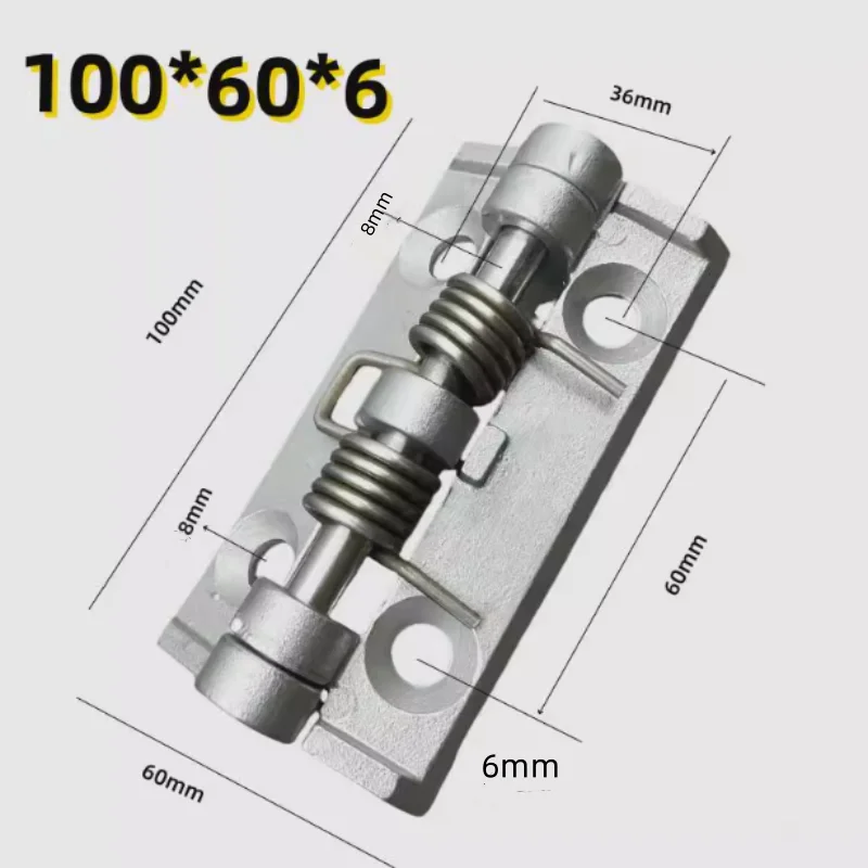 ISURE MARINE Stainless Steel Thickened And Thickened Spring Hinge For Wind Power Industrial Equipment  Automatic Buffering Hinge