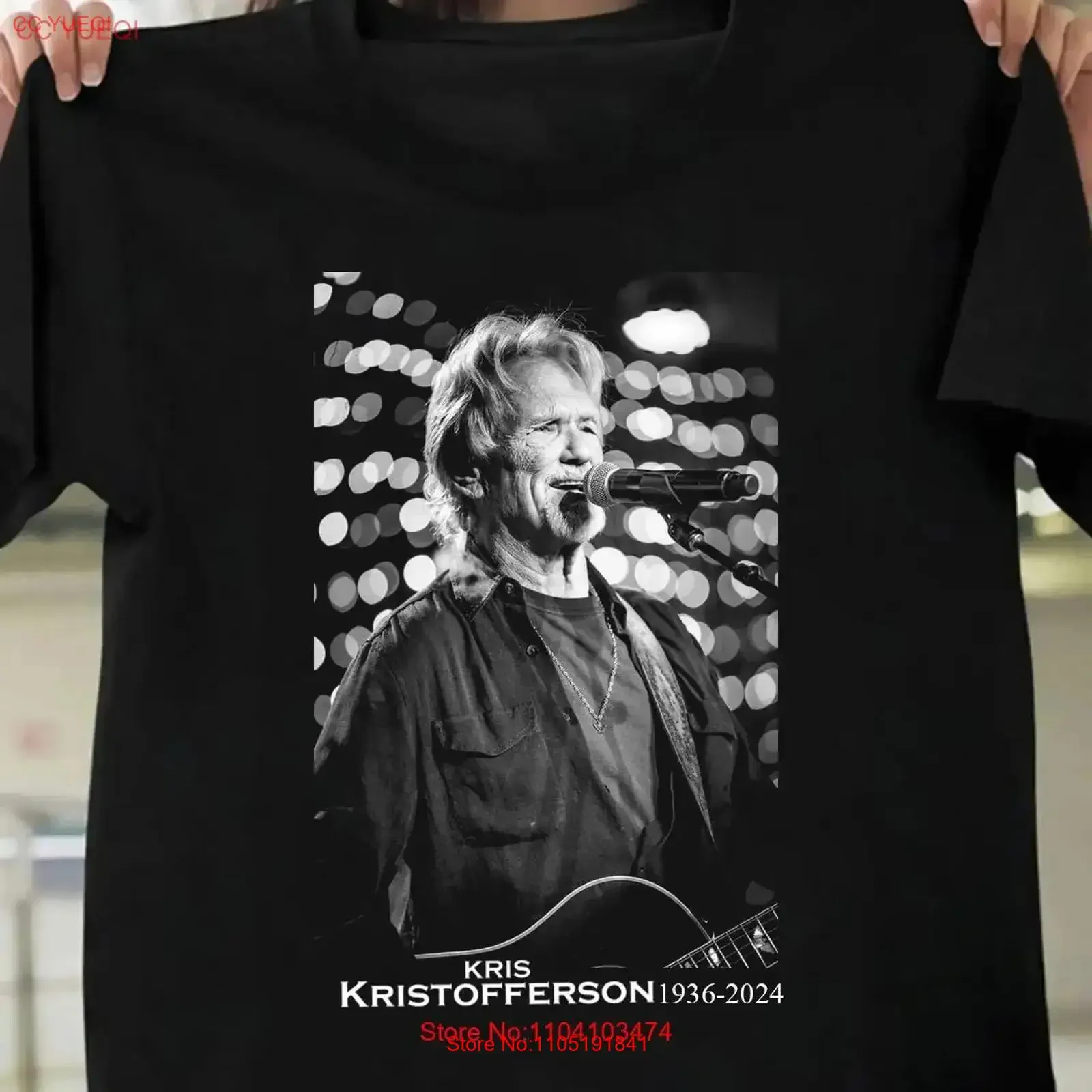 

Крис Кристоффор 1936 2024, черная футболка всех размеров для фанатов TT882, винтажная стираная удобная дизайнерская одежда, слегка мужская одежда