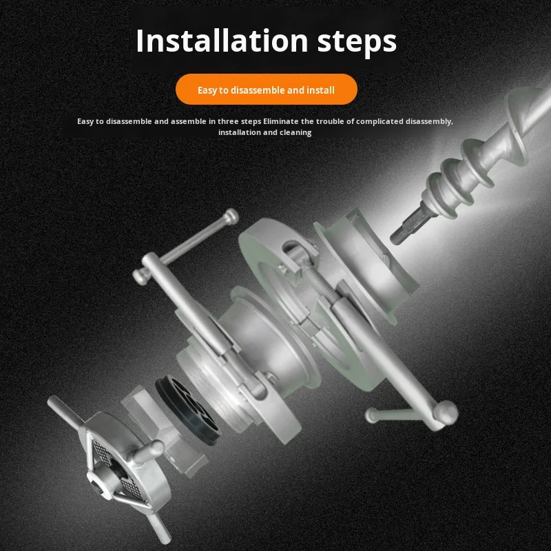 Commercial automatic large stainless steel meat grinder for chicken and duck bone preparation of meatballs