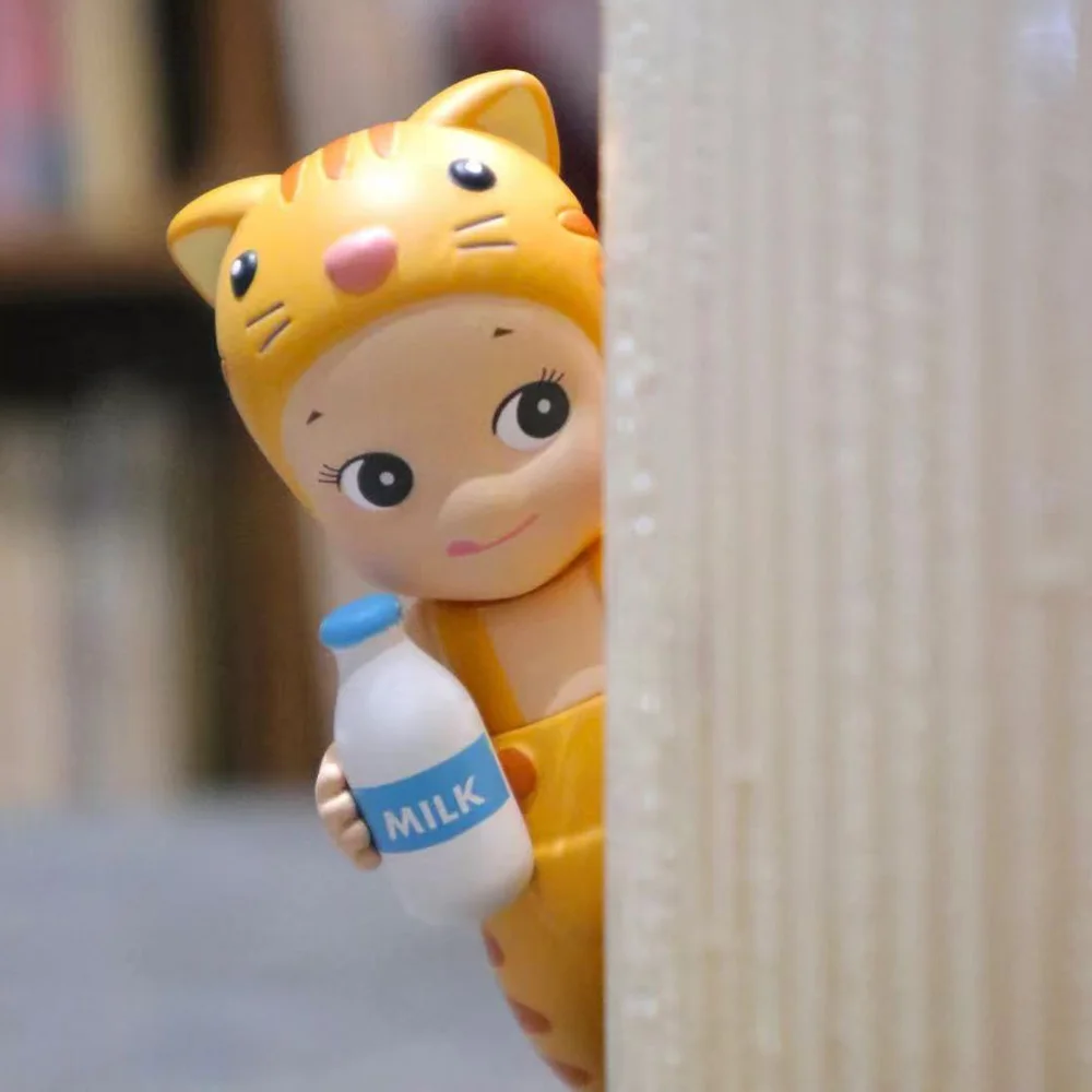 Cat Life Series Blind Box Kawaii Angel-like Mini Figure Random Style Cute Doll Desk Decor for Girls Gift