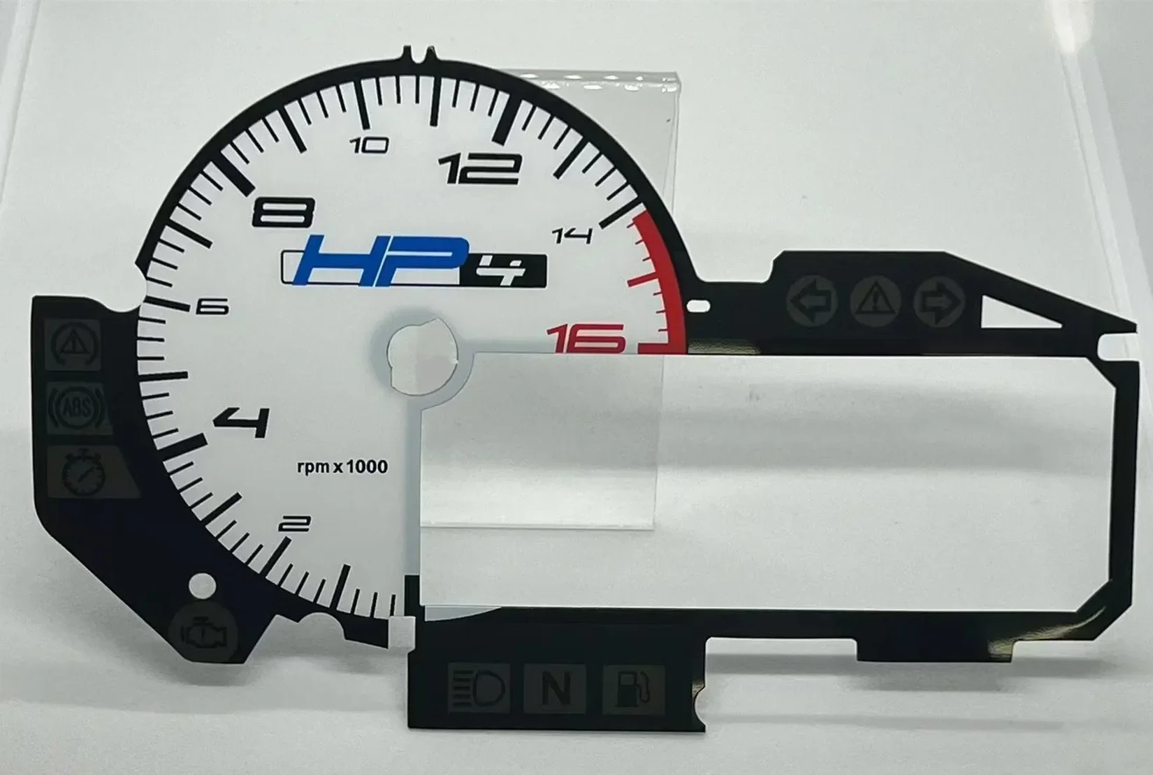 Automobile Gauge Face Dials For BMW S1000RR HP4 2009-2014 Tachometer Disc Instrument Cluster Overlay