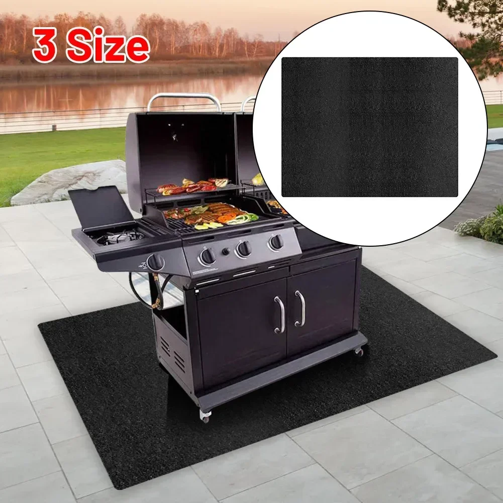 

BBQ Grill Fireproof Fire Mat Barbecue Outdoor Baking Fireproof Heat Resistant Pad Floor Lawn Protection Rug BBQ Accessories Home