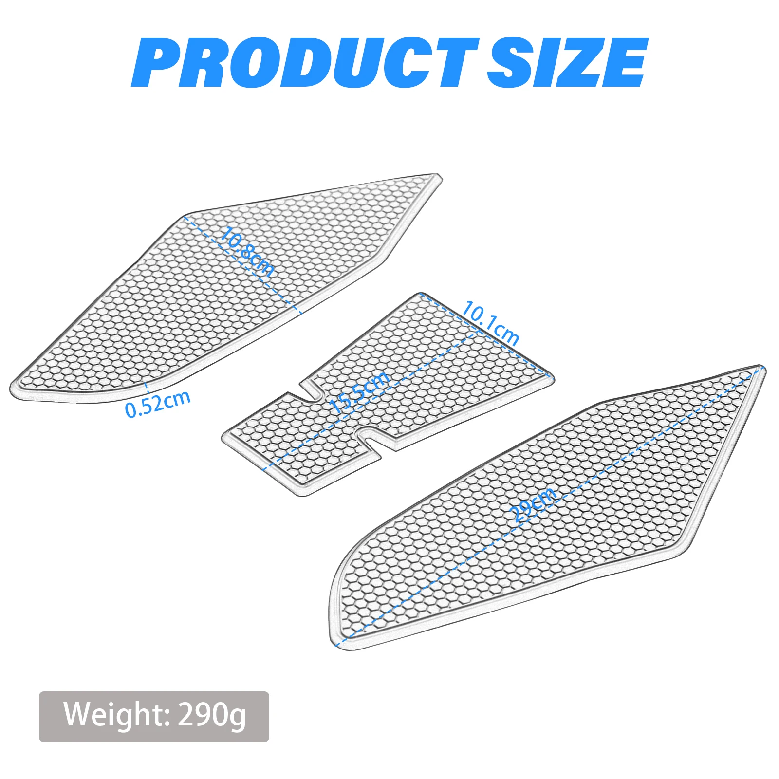 Anti-Slip Fuel Tank Traction Pad Decal Waterproof Scratch Resistant Tank Grip Sticker For Yamaha MT 07 2025 MT-07 Sportbike