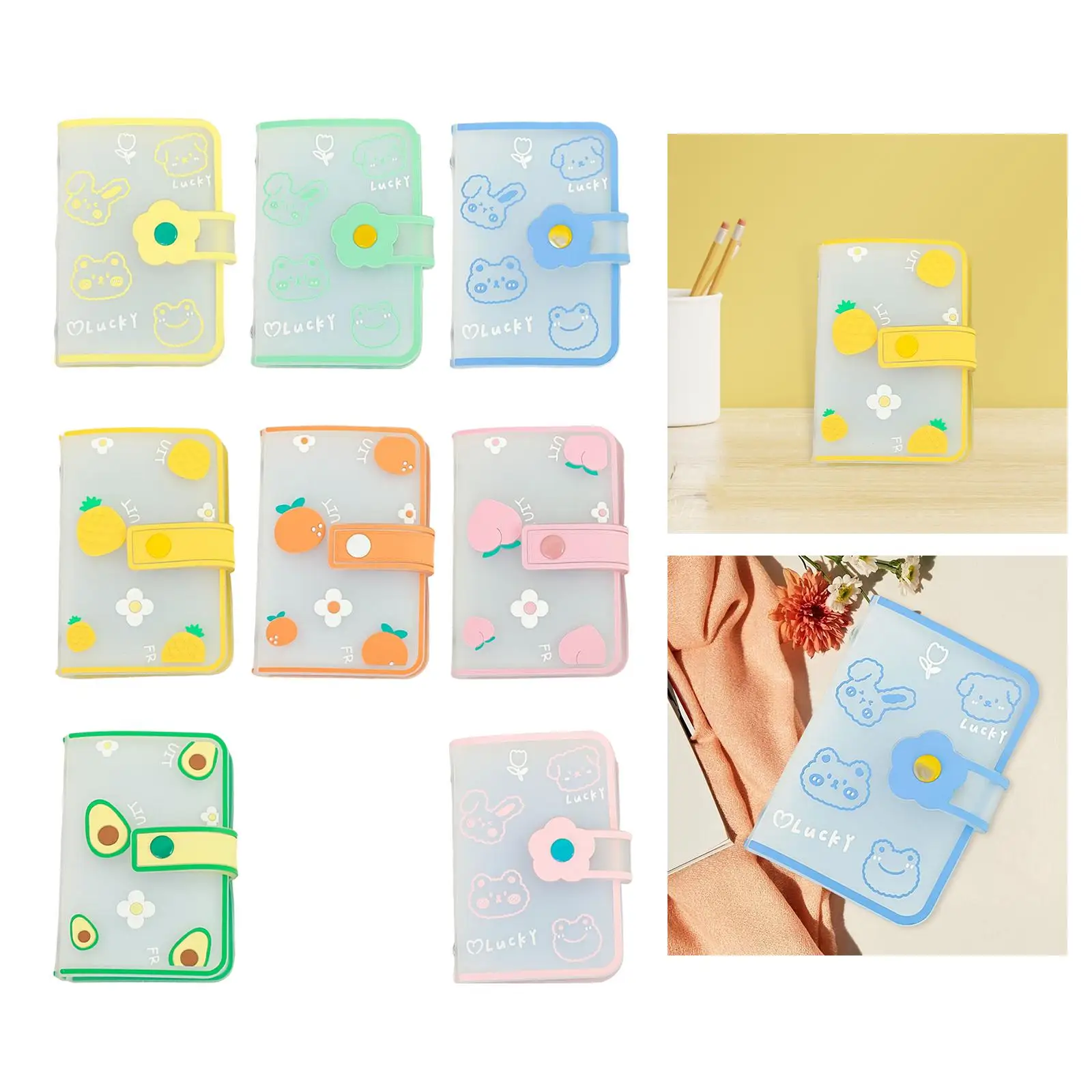 Portable Card Holder Bag Binder Pockets Picture Album 20 Pocket for