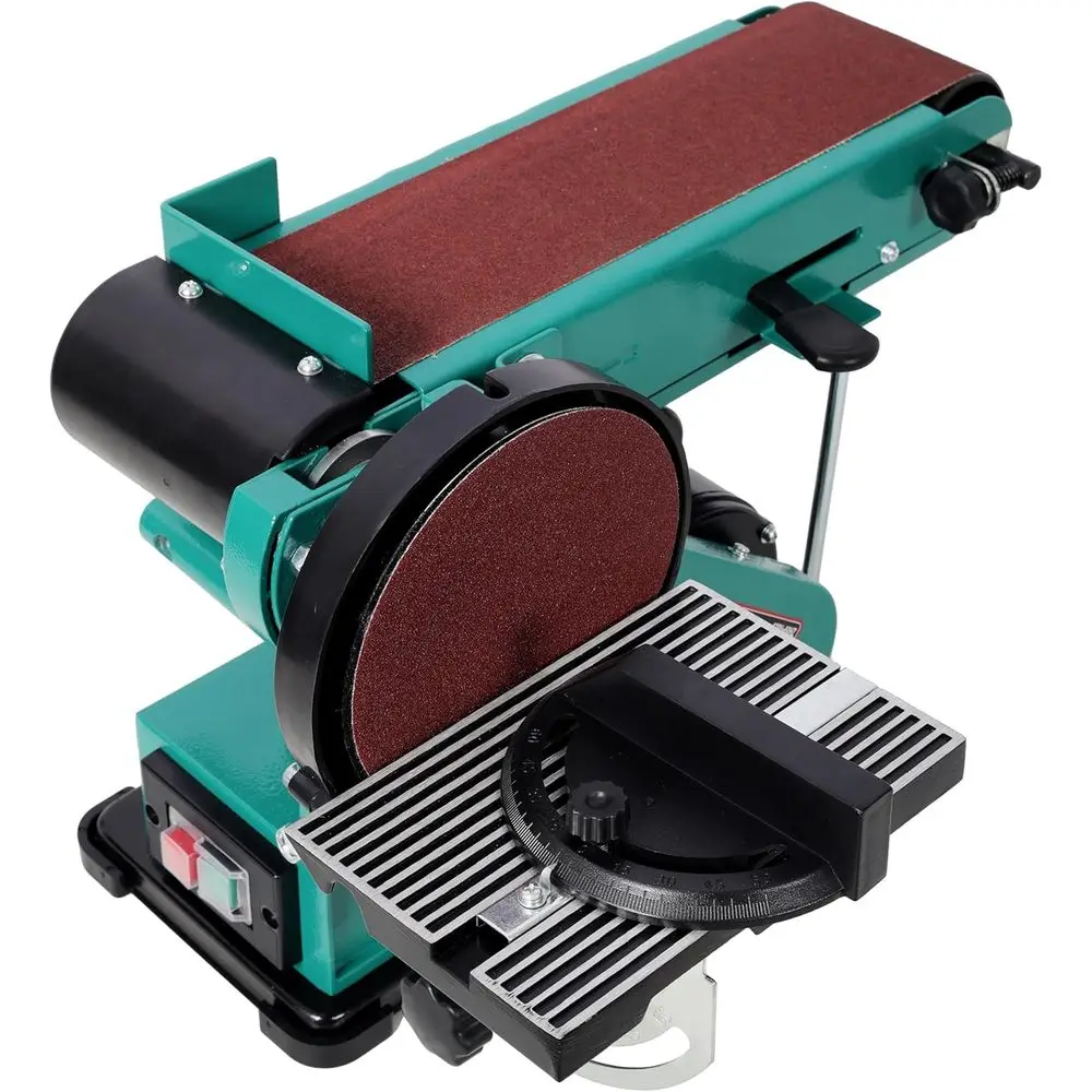 

4" x 36" Belt Sr with 6" Disc Sr – Heavy Duty Polisher Grinder, 120V/60Hz, High-Torque Motor, Woodworking & Metal Sanding Statio