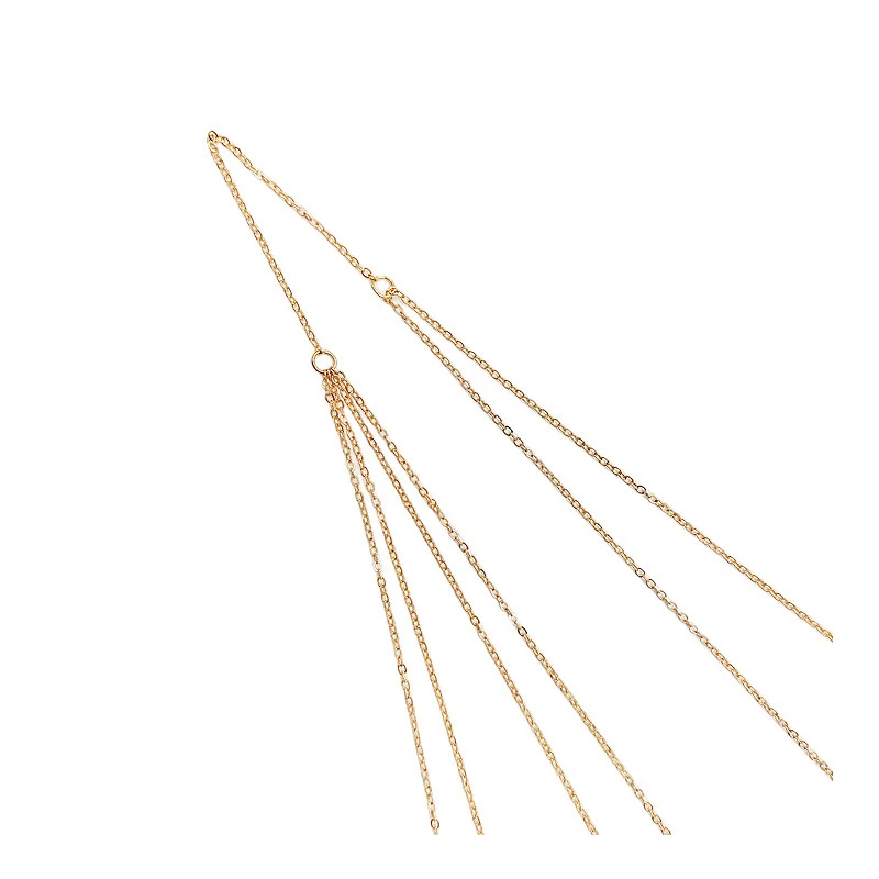 مثير الصدر سلسلة بيكيني أنثى الجسم البطن سلاسل للنساء عبر الخصر سلاسل #4