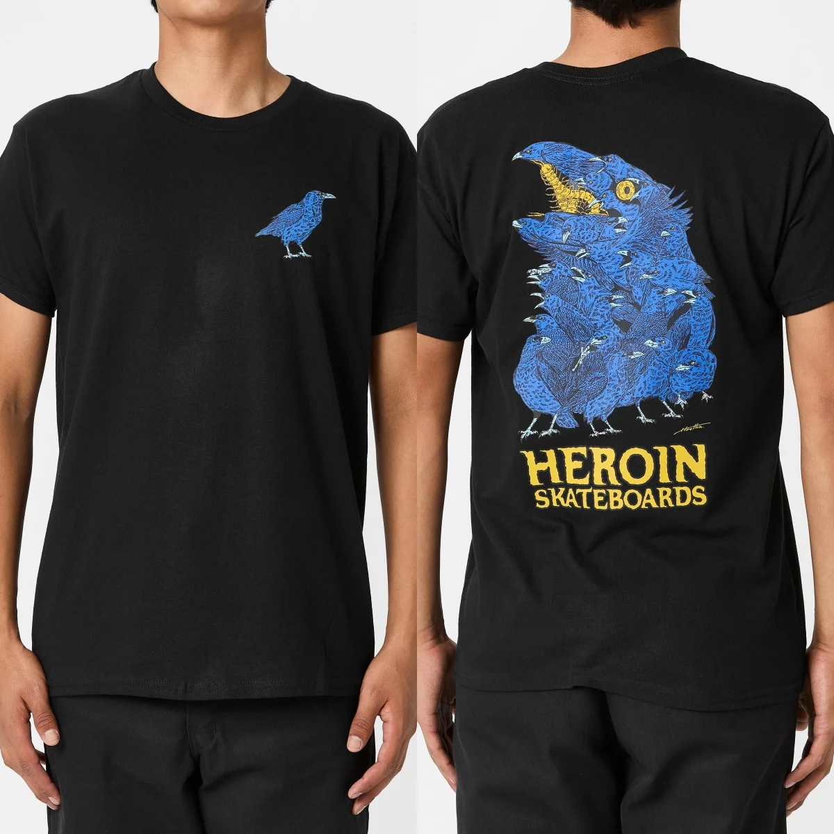 New He Skateboard Brand T-shirt - Suitable for Daily Outings High-end Luxury Unisex Style Both of Men and Women