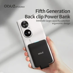 OISLE Mini TYPE-C High Capacity External Battery Case Fast Charge Portable Power Bank For Red Mi Xiaomi/HUAWEI/OPPO  USBC output