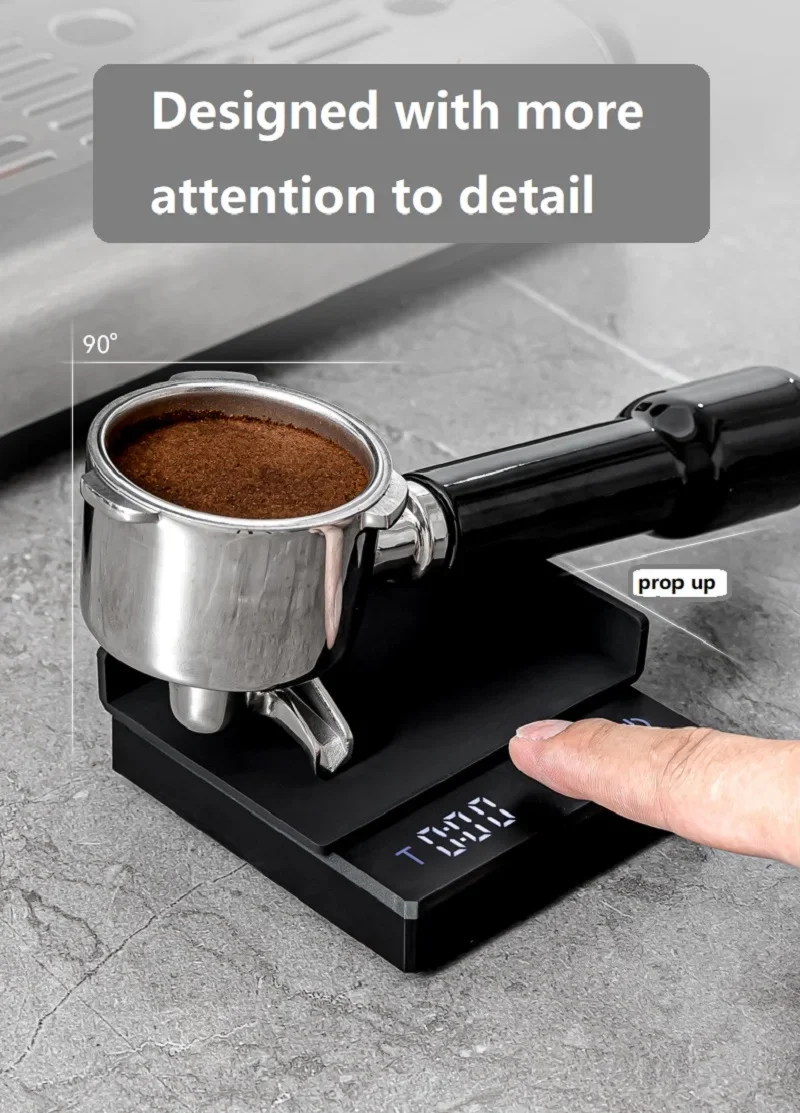 Personal Electronic Scale For Coffee Household Italian Coffee Scale Gram Weight Chronograph Scale Kitchen Scale Waterproof Mini