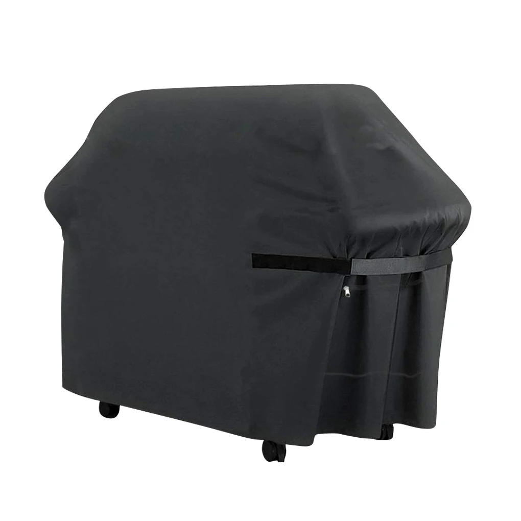 Penutup Panggangan BBQ Kain Oxford Penutup Barbekyu Furnitur Taman Luar Ruangan Penutup Debu Tahan Cuaca