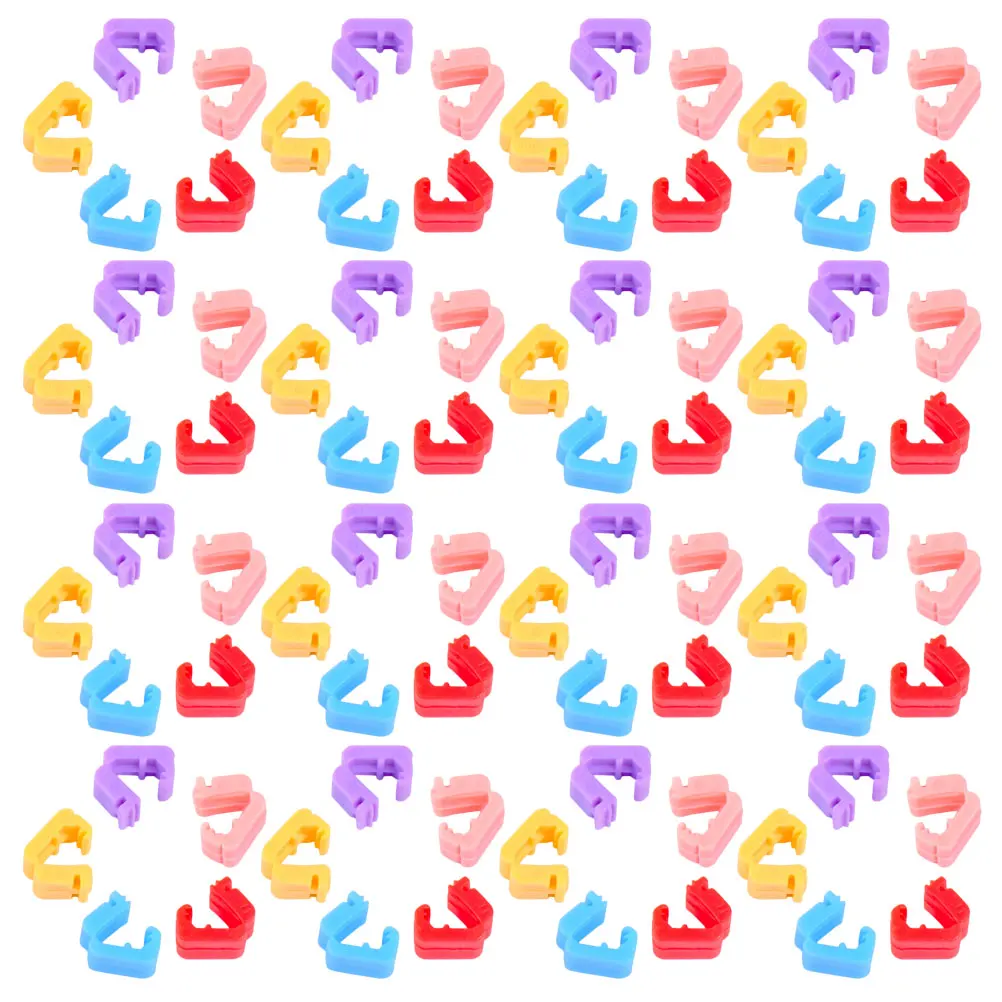 

500Pcs Balloon Clips Plastic Colored Seal Clamps for Party Wedding Birthday Balloon Arch Supplies Party Supplies