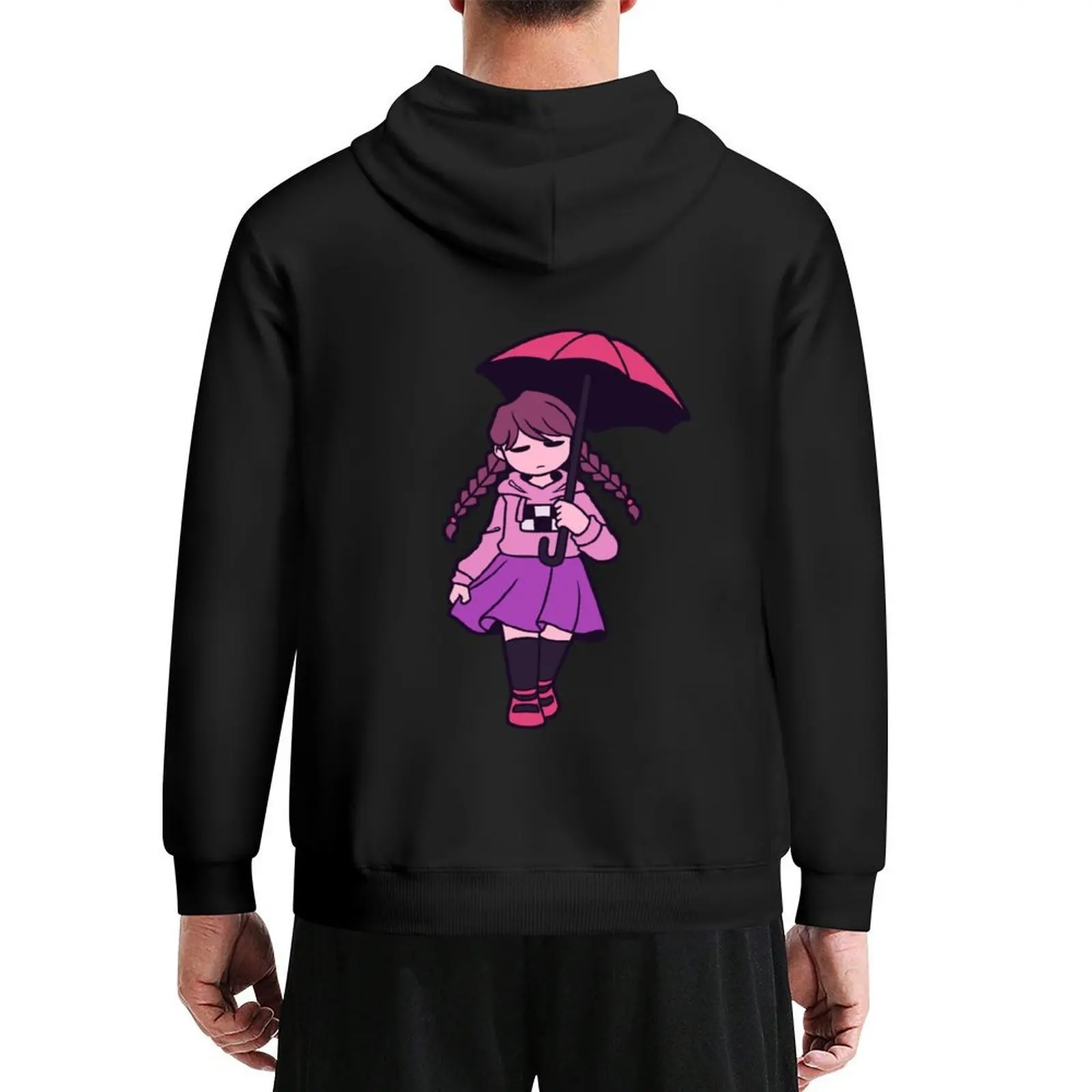 Yume Nikki Umbrella Effect هوديي الملابس الجمالية ملابس الشتاء ملابس رجالي ملابس الخريف هوديي الرجال