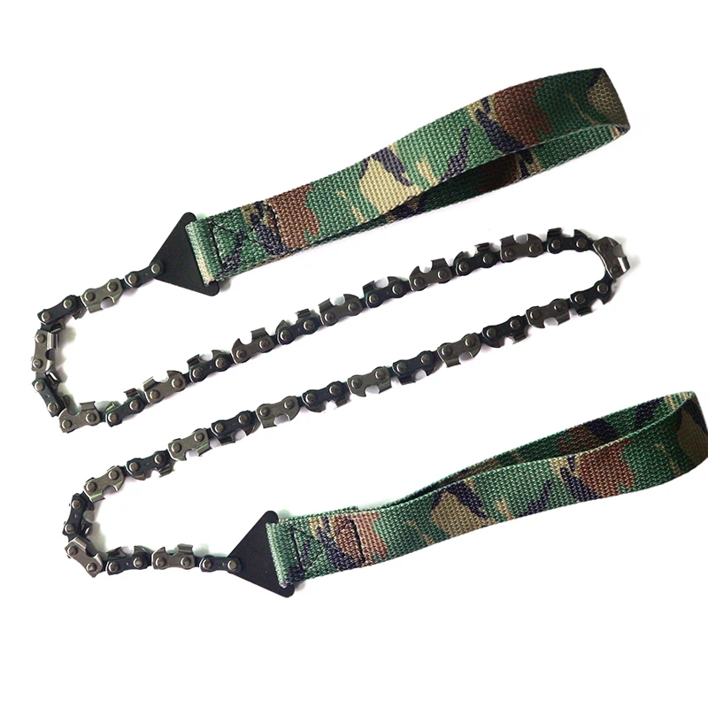 

Pocket Saw Cloth Bag Saw 24 Inch Portable Outdoor Survival Wire Saw Hand Zipper Saw 11/33 Tooth Garden Logging Saw