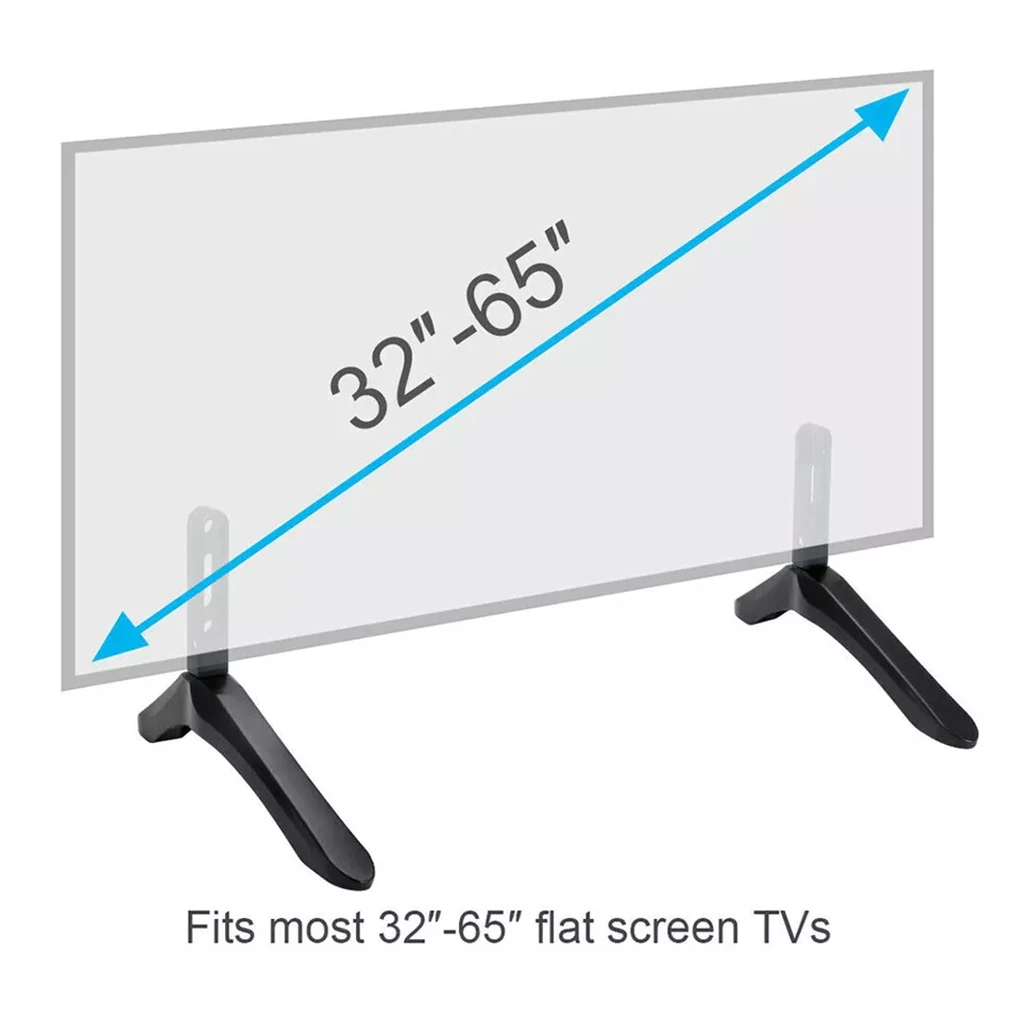 TV Base For LCD Screen Riser Heavy-duty Steel TV Base Screen Stand Universal Pedestal Legs