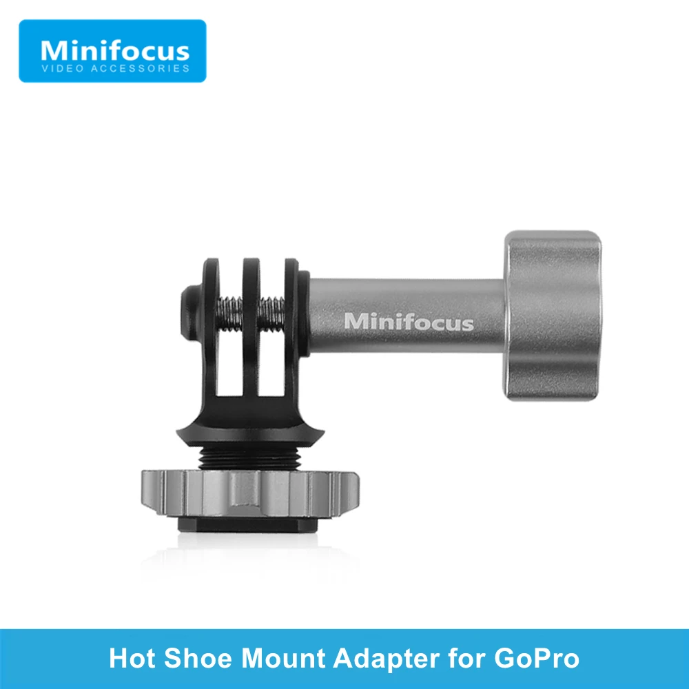 for Go Pro Accessories Tripod Monopod Mount Screw with 1/4\'\' Hot Shoe Adapter for Gopro Hero 10 3 4 5 6 7 8 9 DJI Action Camera