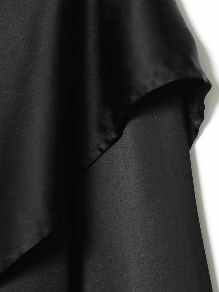 Estilo europeu e americano outono e inverno novo design de roupas femininas elegantes e simples capa de camisa solta e versátil