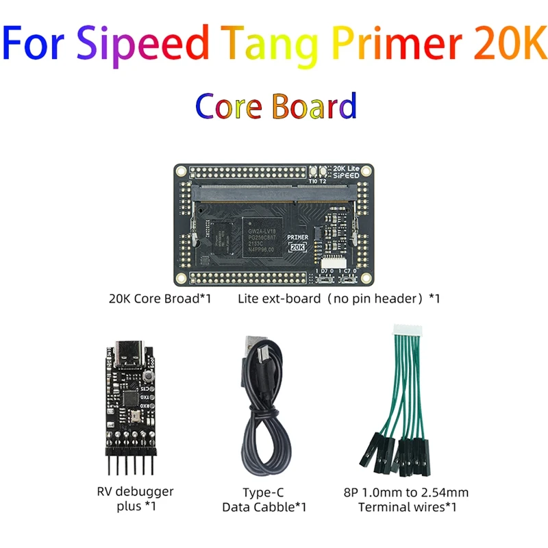 

For Sipeed Tang Primer 20K Motherboard Kit 128M DDR3 GOWIN GW2A FPGA Goai Core Board Minimum System