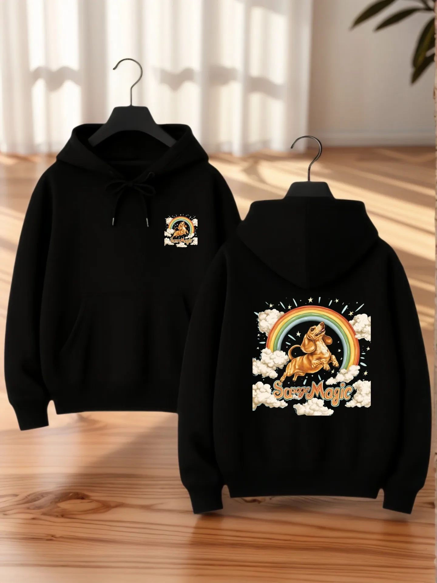 

Graphic Hoodie Women, Letter Print, Casual Aesthetic, Cotton Blend, Casual Everyday Wear, For Young Men