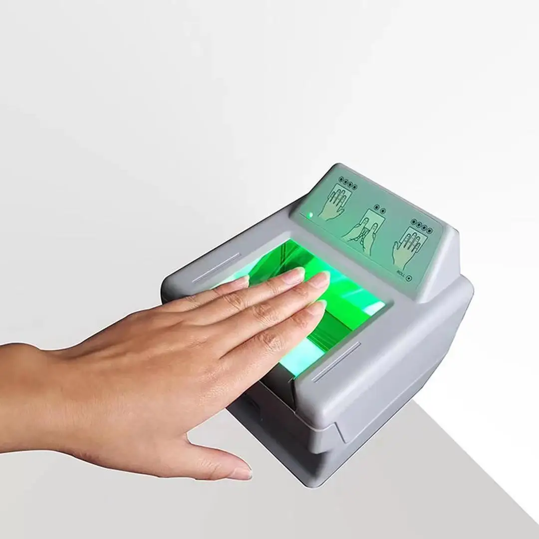 Fingerprint Reader Dual Finger Roll Finger Registration Fingerprint Scanner